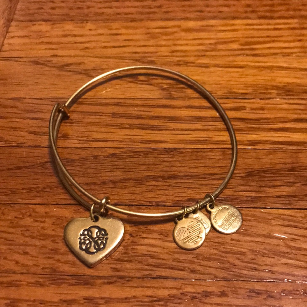 Alex and Ani “path of life” gold bracelet